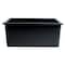 Alfi Brand Black Matte 24" x 18" Fireclay Undermount / Drop In Fireclay Kitchen Sink AB2418UD-BM - alternate 2